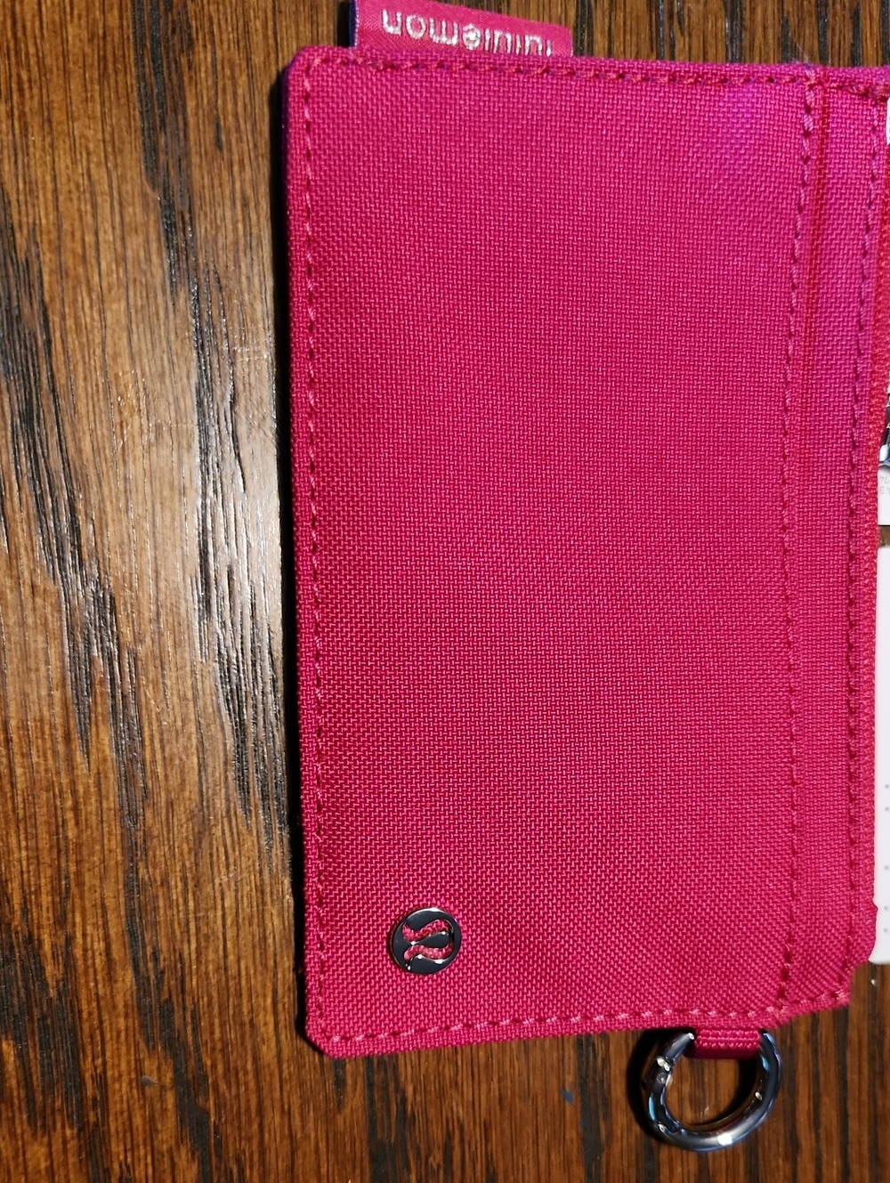 Authentic Lululemon Clippable Card Case Calypso Pink
